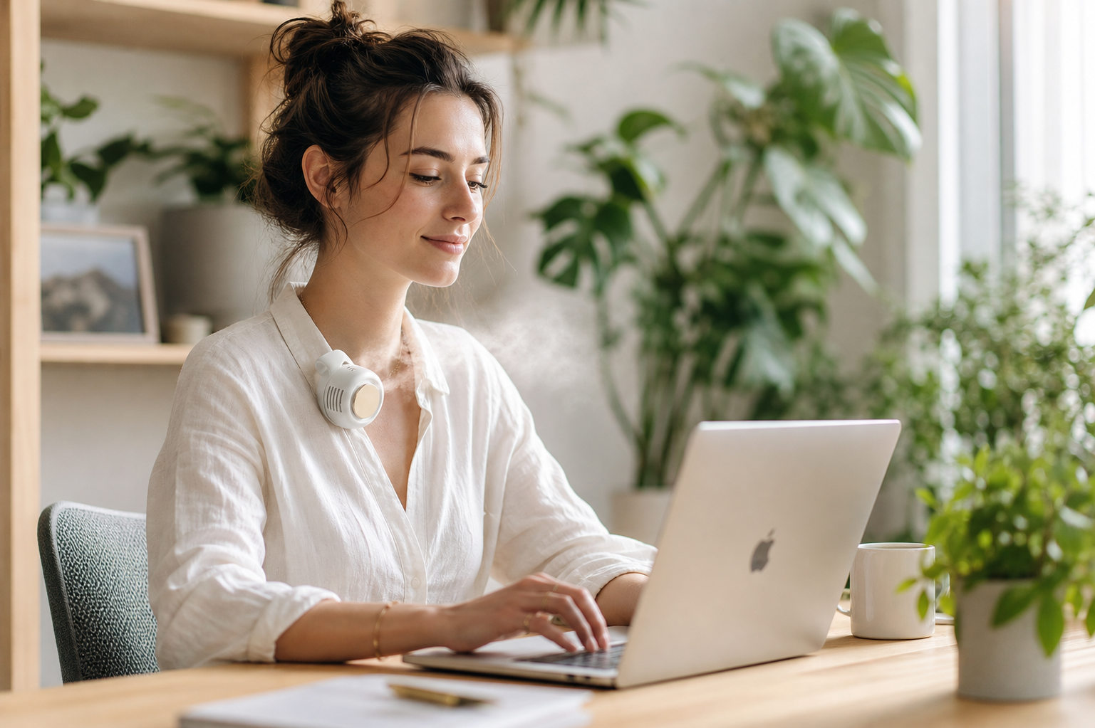 Mini ventilateur portable clip